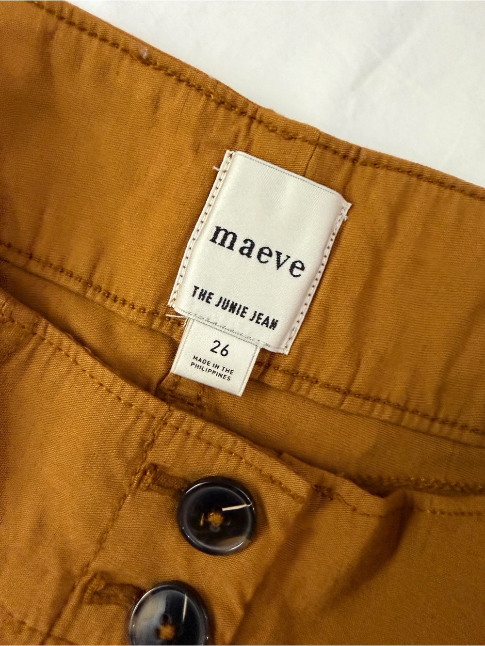 MAEVE The Junie High-Rise Flare Pants Bronze Magic Fabric 26 - Picture 8 of 16